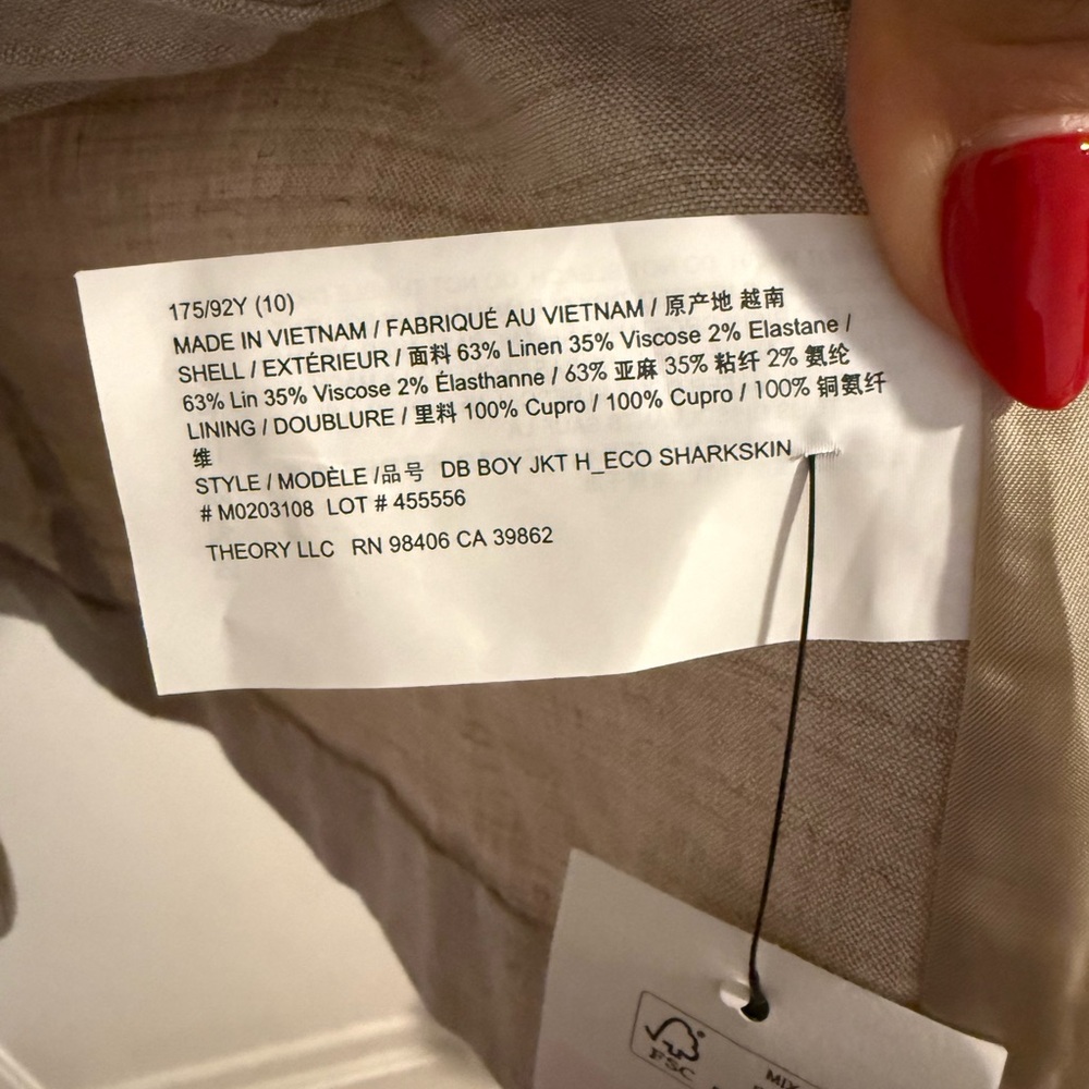 Theory 2 pieces Double Breasted Boy Jacket and bottoms - Picture 16 of 16